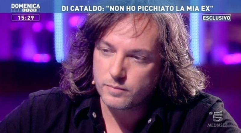 Il cantante Di Cataldo a Domenica live